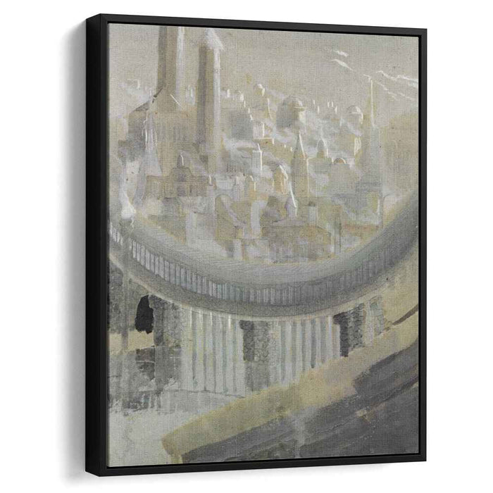 The city (1908) by Mikalojus Konstantinas Ciurlionis