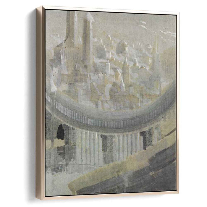 The city (1908) by Mikalojus Konstantinas Ciurlionis