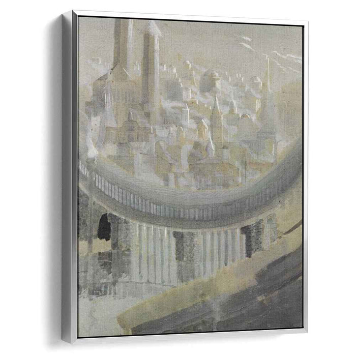 The city (1908) by Mikalojus Konstantinas Ciurlionis