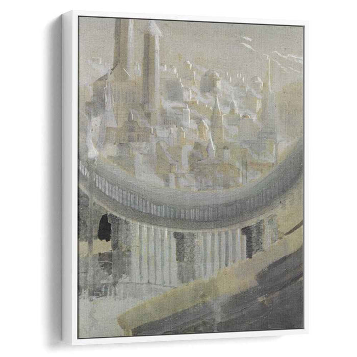 The city (1908) by Mikalojus Konstantinas Ciurlionis