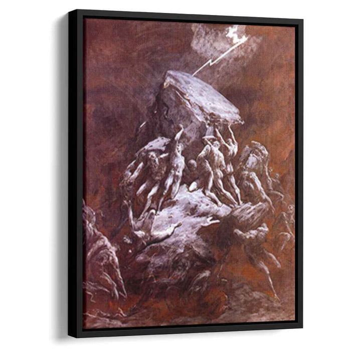 The Clash of the Titans (1866) by Gustave Dore