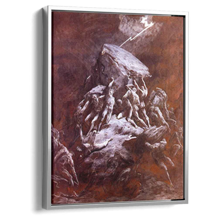 The Clash of the Titans (1866) by Gustave Dore