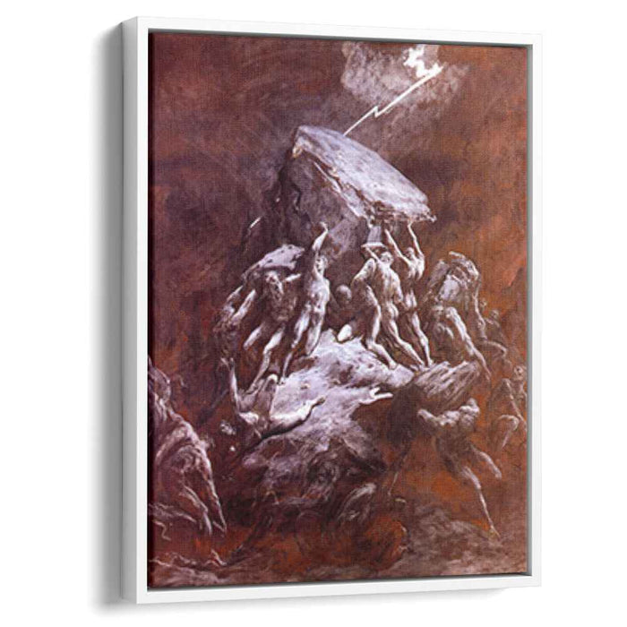 The Clash of the Titans (1866) by Gustave Dore