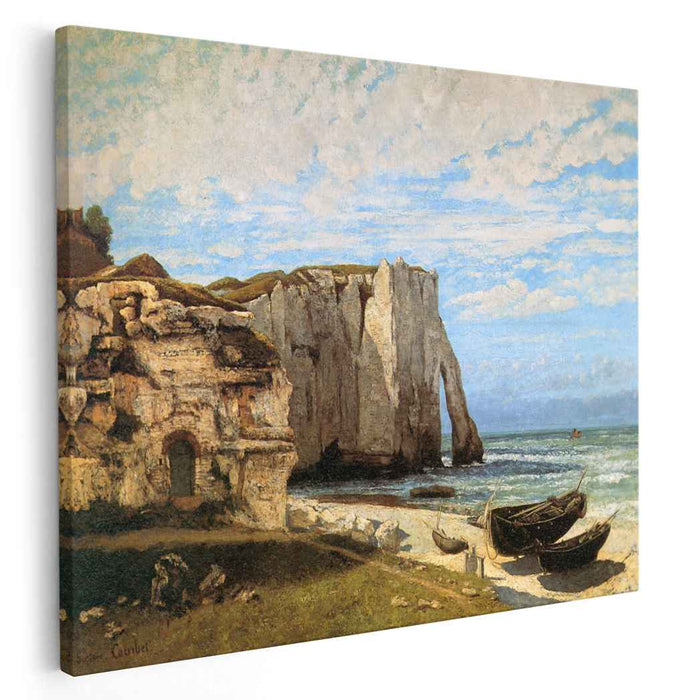 The Cliffs at Etretat (1869) by Gustave Courbet