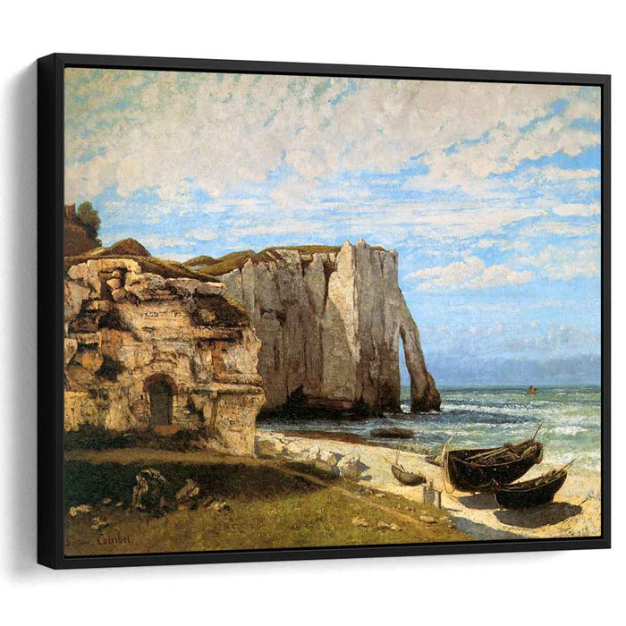 The Cliffs at Etretat (1869) by Gustave Courbet