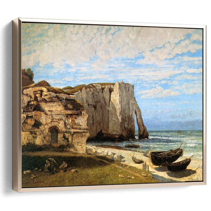The Cliffs at Etretat (1869) by Gustave Courbet