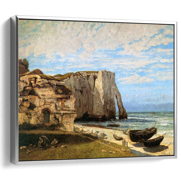 The Cliffs at Etretat (1869) by Gustave Courbet