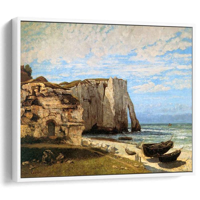 The Cliffs at Etretat (1869) by Gustave Courbet