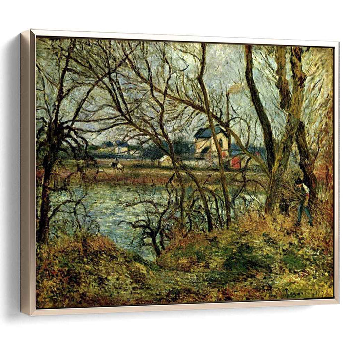 The Climbing Path, l'Hermitage by Camille Pissarro