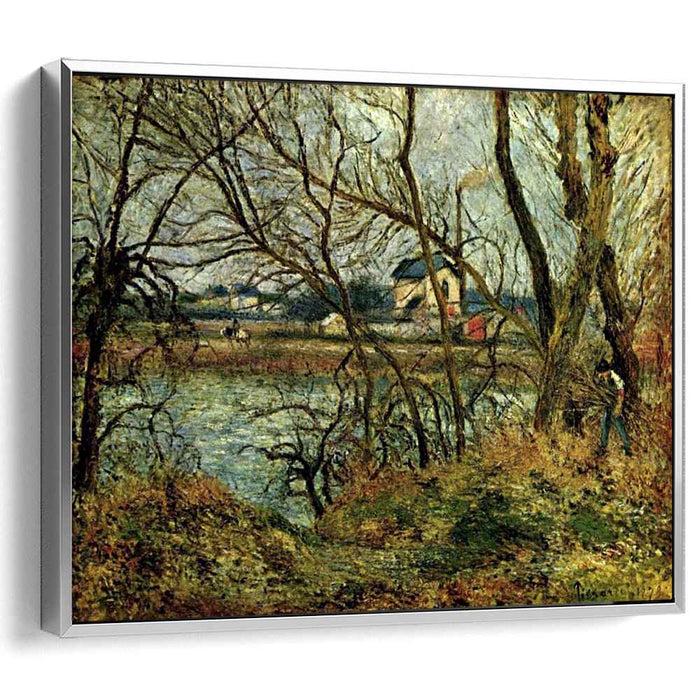 The Climbing Path, l'Hermitage by Camille Pissarro