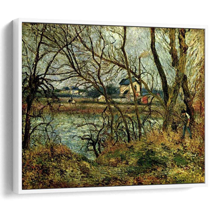 The Climbing Path, l'Hermitage by Camille Pissarro