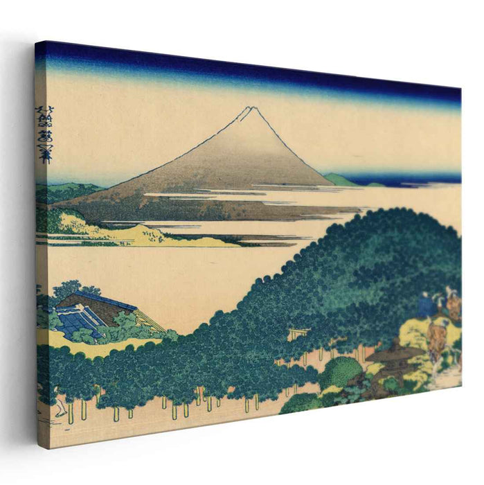 The coast of seven leages in Kamakura by Katsushika Hokusai