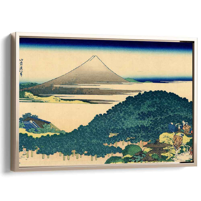 The coast of seven leages in Kamakura by Katsushika Hokusai