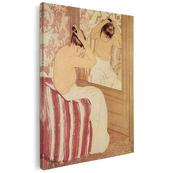 The Coiffure study (1891) by Mary Cassatt