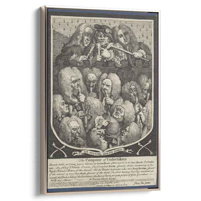 The Company of Undertakers by William Hogarth