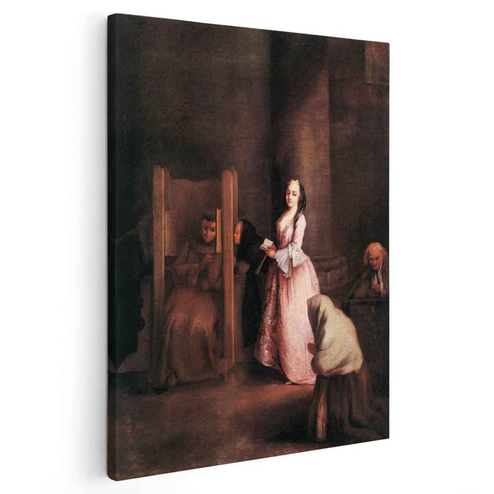 The Confession by Pietro Longhi