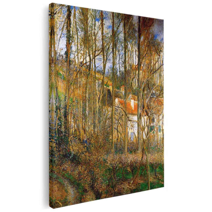 The Cote des Boeufs at l'Hermitage, near Pontoise by Camille Pissarro