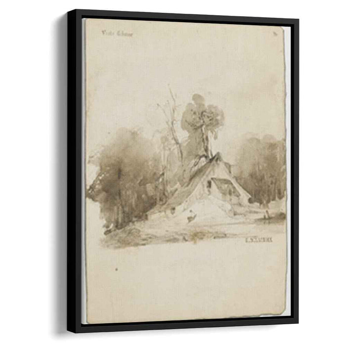 The Cottage in the grove (1838) by Eugene Delacroix