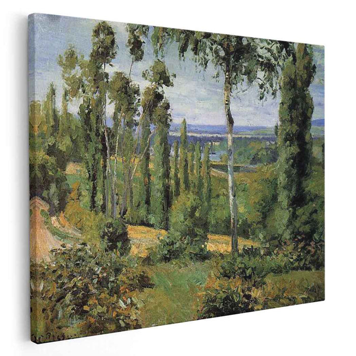 The Countryside in the Vicinity of Conflans Saint Honorine (1874) by Camille Pissarro