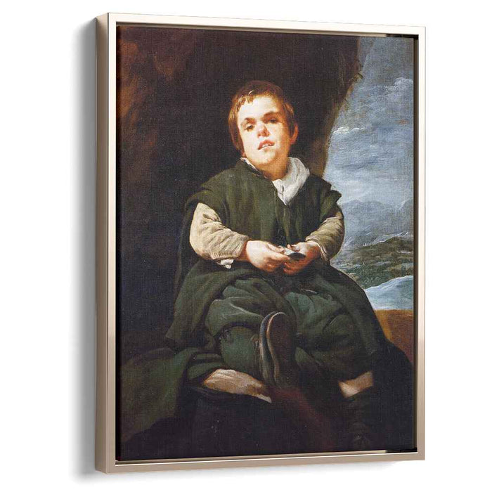 The Court Dwarf, Don Franciso Lezcano called 'El Nino de Vallecas' by Diego Velazquez