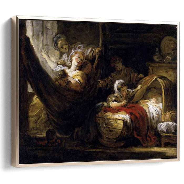 The Cradle (1765) by Jean-Honore Fragonard