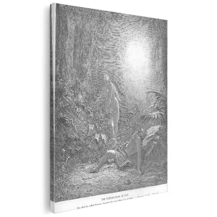 The Creation of Eve by Gustave Dore