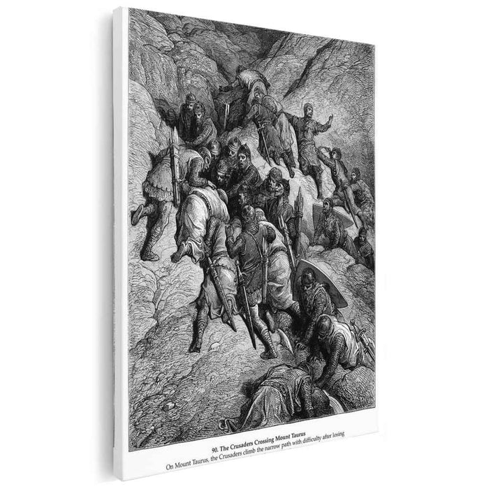 The Crusaders Crossing Mount Taurus by Gustave Dore
