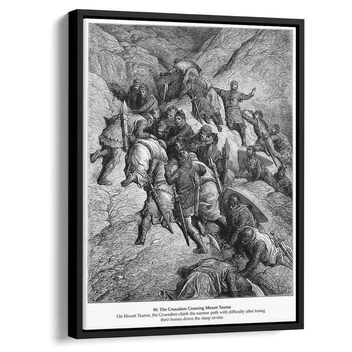 The Crusaders Crossing Mount Taurus by Gustave Dore