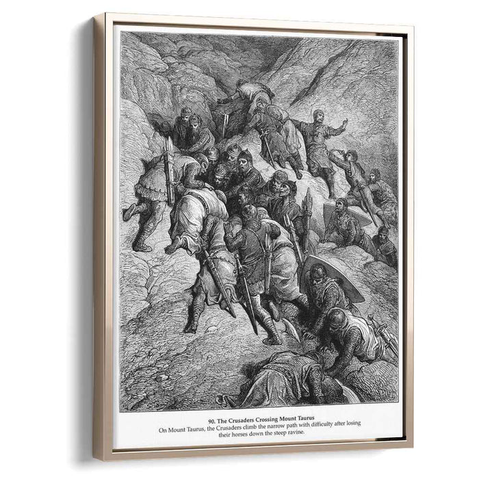 The Crusaders Crossing Mount Taurus by Gustave Dore