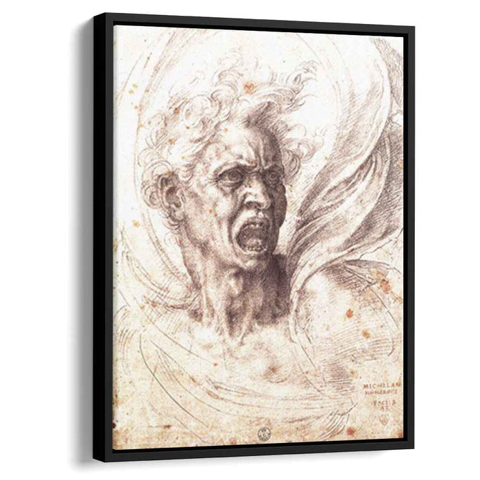 The Damned Soul (1525) by Michelangelo