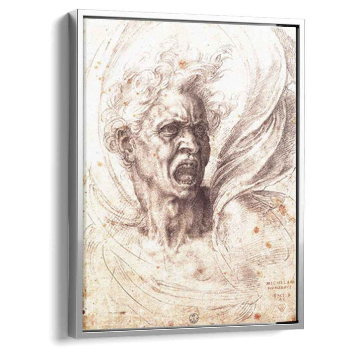 The Damned Soul (1525) by Michelangelo