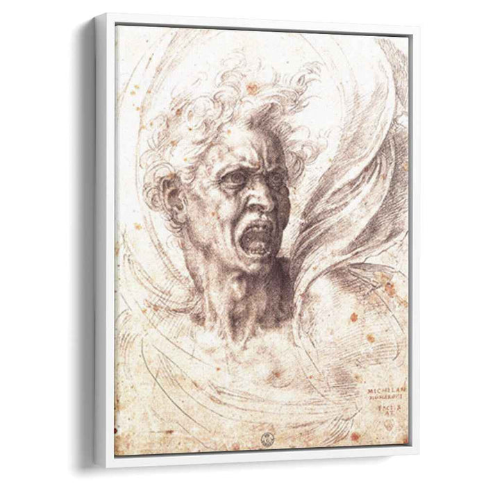 The Damned Soul (1525) by Michelangelo