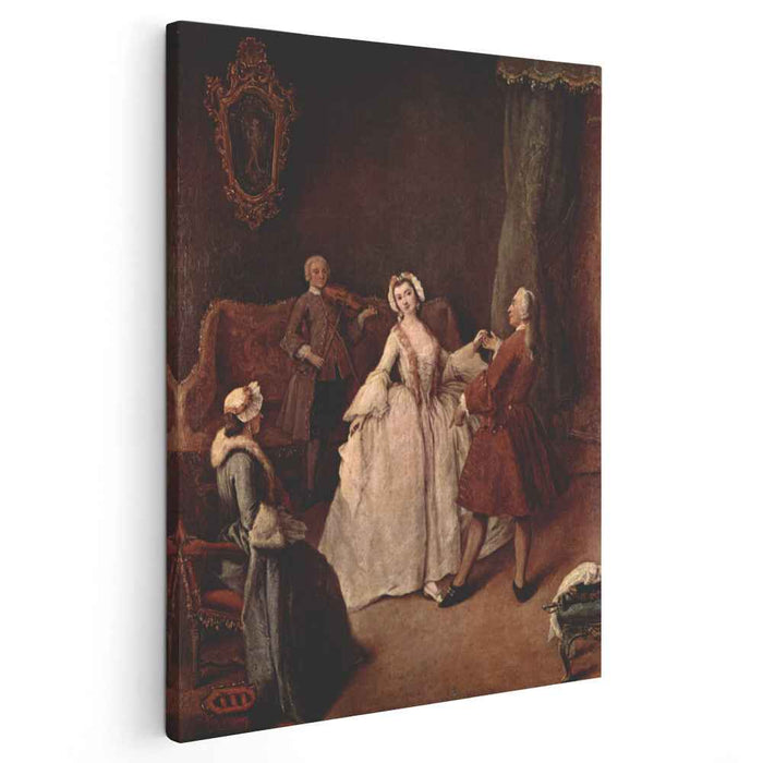 The Dancing Lesson by Pietro Longhi