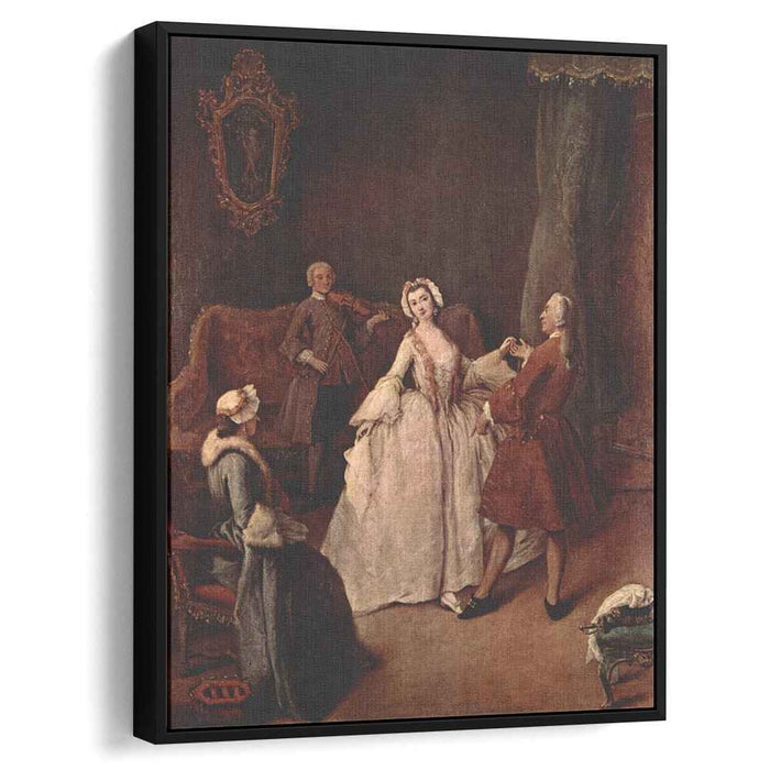 The Dancing Lesson by Pietro Longhi