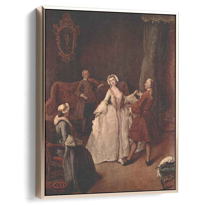 The Dancing Lesson by Pietro Longhi