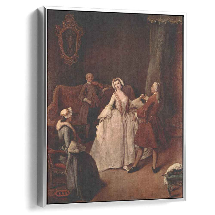 The Dancing Lesson by Pietro Longhi