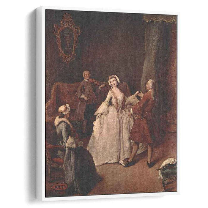 The Dancing Lesson by Pietro Longhi