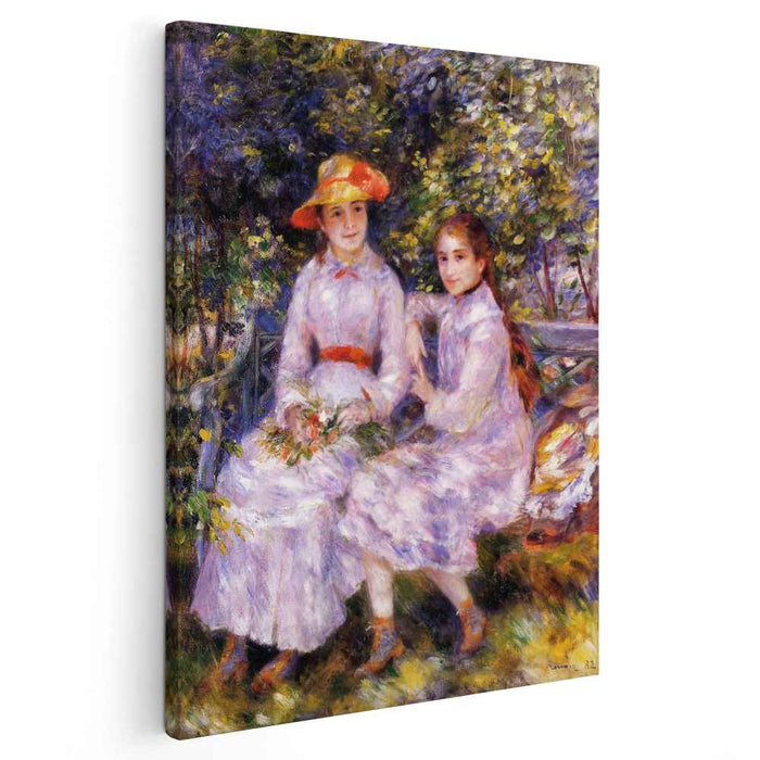 The Daughters of Paul Durand Ruel (Marie Theresa and Jeanne) (1882) by Pierre-Auguste Renoir