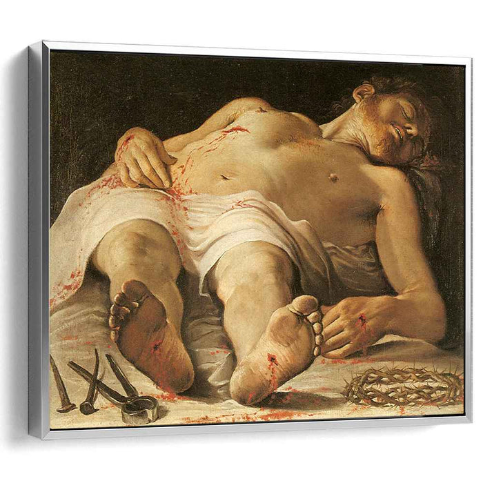 Corpse of Christ (1585) by Annibale Carracci