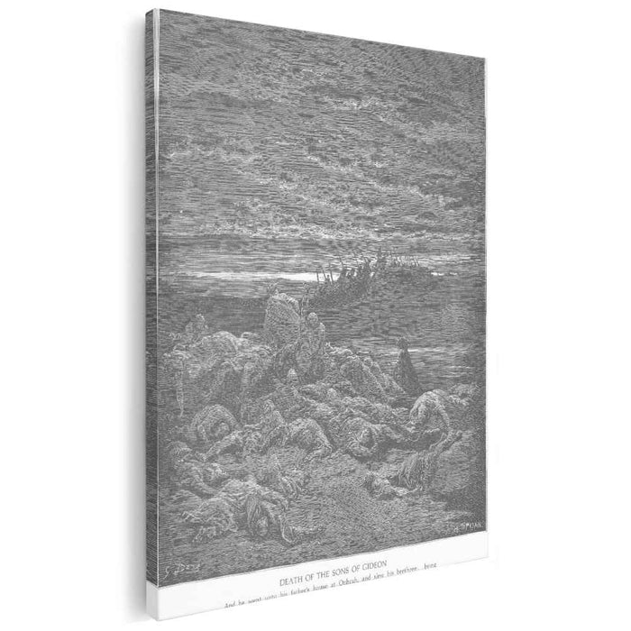 The Death of Gideon's Sons by Gustave Dore