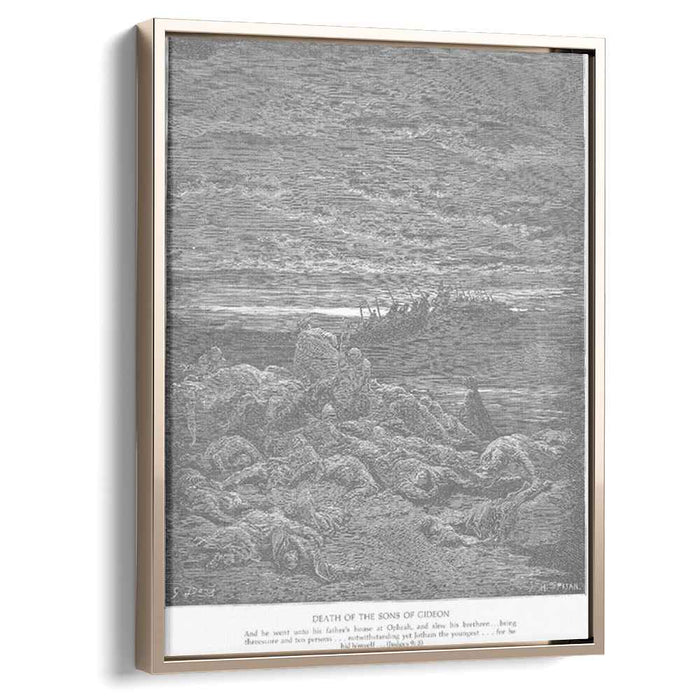 The Death of Gideon's Sons by Gustave Dore