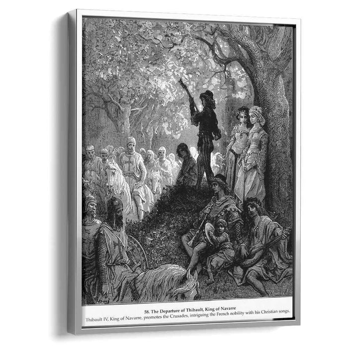 The Departure of Thibault, King of Navarre by Gustave Dore