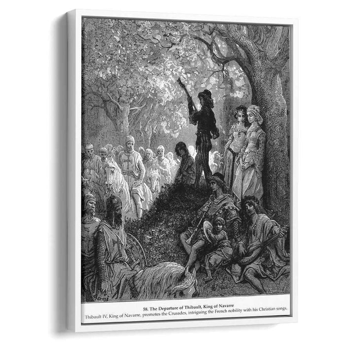 The Departure of Thibault, King of Navarre by Gustave Dore