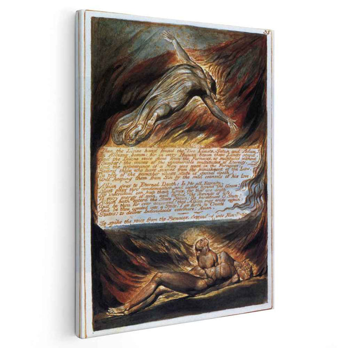 The Descent Of Christ (1820) by William Blake