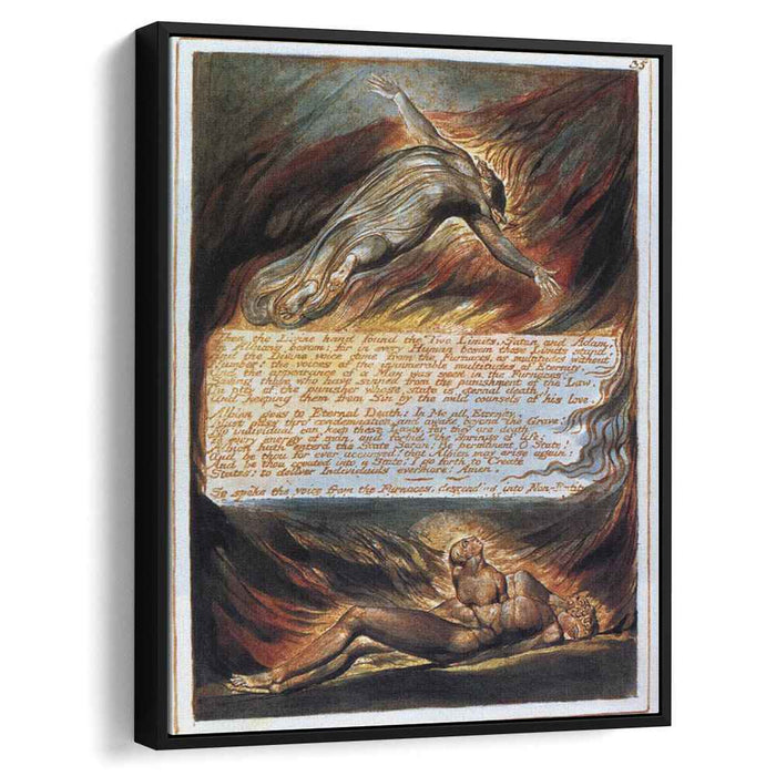 The Descent Of Christ (1820) by William Blake