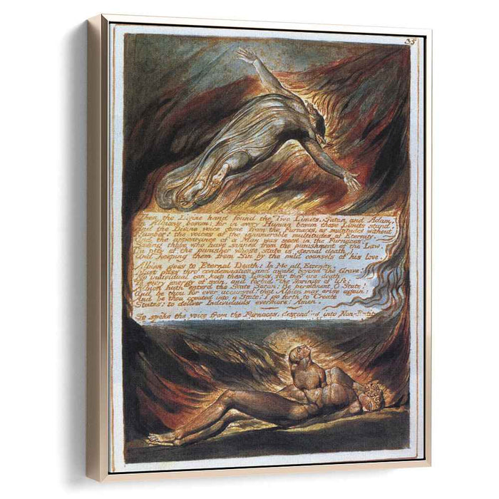 The Descent Of Christ (1820) by William Blake