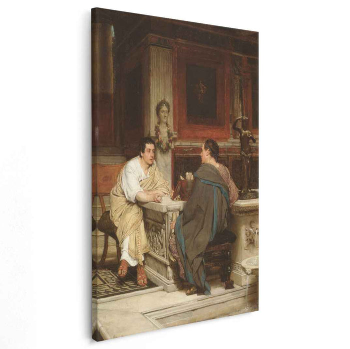 The Discourse by Sir Lawrence Alma-Tadema