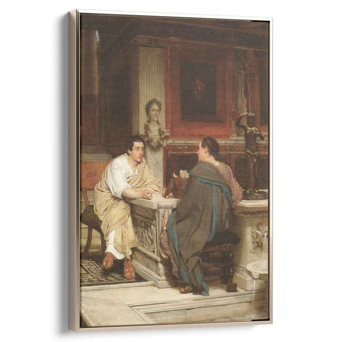 The Discourse by Sir Lawrence Alma-Tadema