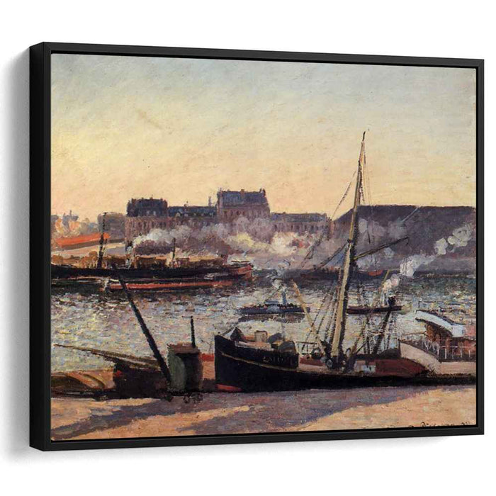 The Docks, Rouen, Afternoon by Camille Pissarro