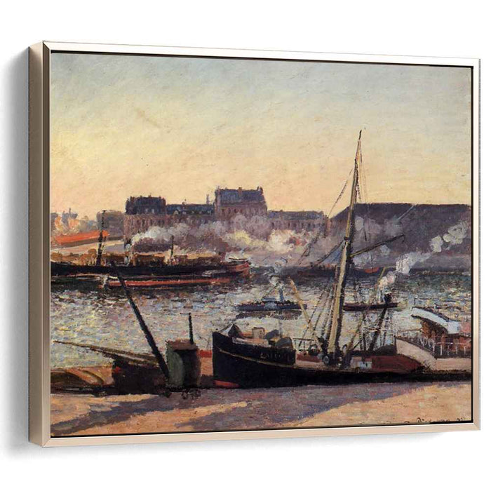 The Docks, Rouen, Afternoon by Camille Pissarro